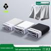 YOUKESHU Men's 10A Antibacterial Pure Cotton Boxer Briefs (3-Pack)