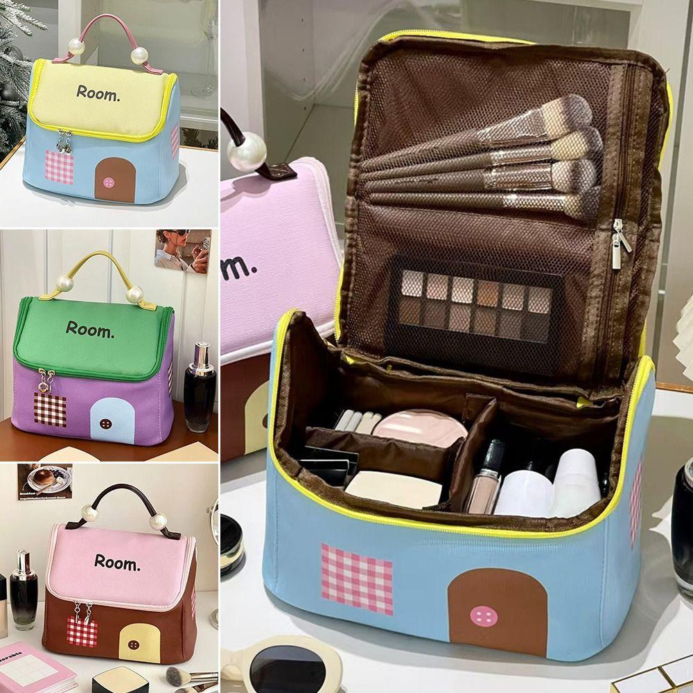 Large Capacity Makeup Bag Multicolor Storage Bag Cute Wash Bag  Lipstick