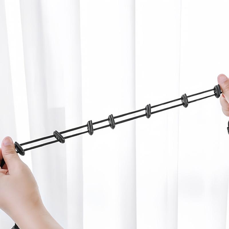 1PC Portable Hanging Type Socks Rope Multi-Function Washing Drying Socks Rack Divider Dry Tools Household Clothesline Gadgets