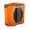 Hochgeschwindigkeits-Hüftclip-Ventilator mit LED-Licht Tragbarer Kühlventilator Wiederaufladbarer Handventilator für Camping im Freien