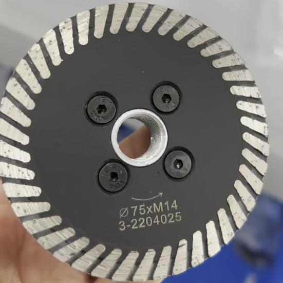Gravur Trennscheibe Diamantsägeblatt mit abnehmbarem M14 Flansch Wassergekühltes Schneidblatt DIY Gravurwerkzeug