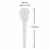 Shimojima Heiko Spoons, Plastic, Clear, 10cm, Individually Wrapped, 100 Pieces, 004513007