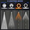 Motorradscheinwerfer, 7 Zoll Motorrad LED Scheinwerfer Gehäuse Eimer und Fern-/Abblendlicht Blinker DRL