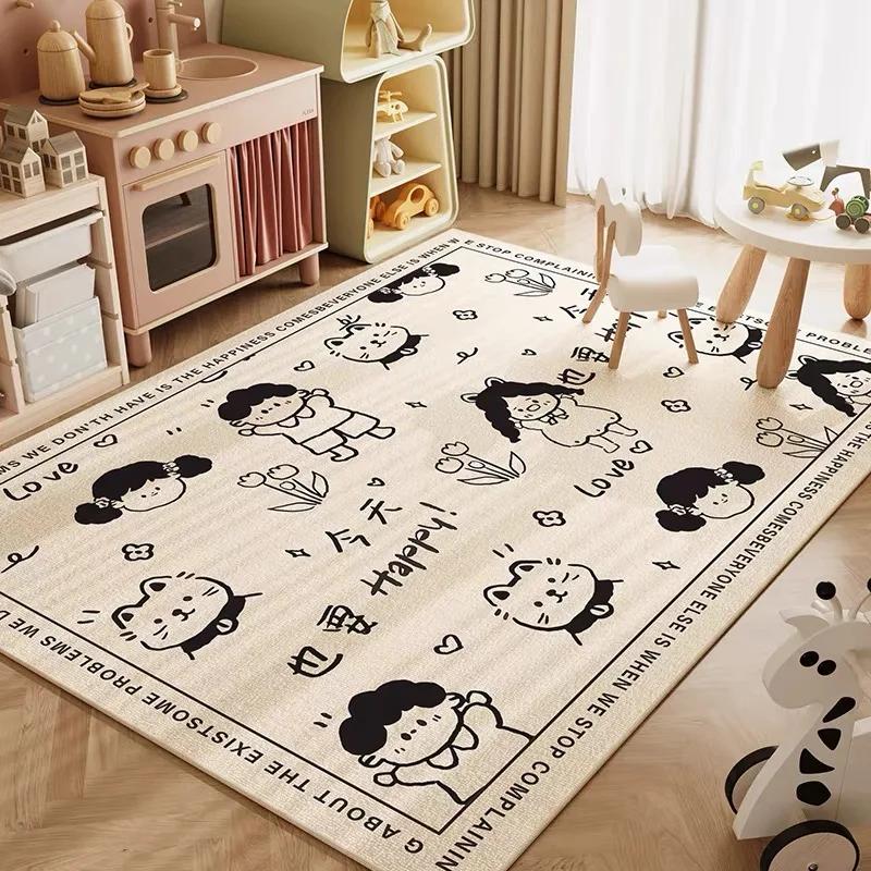 Patterned carpet for living room, crawling mat for bedroom, reading area in the bedroom, home decoration