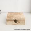 In-Stock Paulownia Wood Retro Flip-Top Rectangular Storage Box