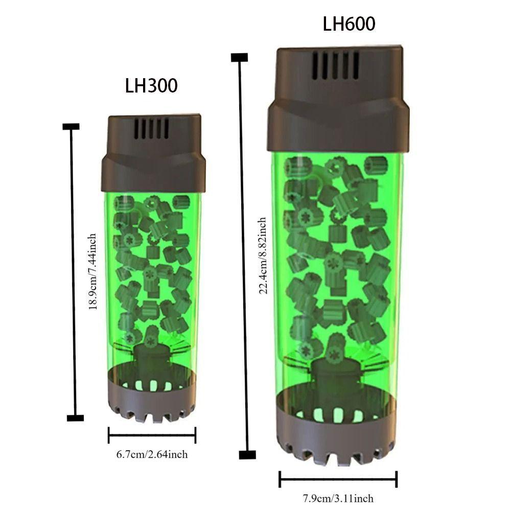 Green Aquarium Filter With Strong Suction Cup Bio Sponge Filters Aquarium