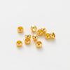 14K Gold Filled Perlenklemme mit Farberhalt, 2mm Schmuckherstellungszubehör