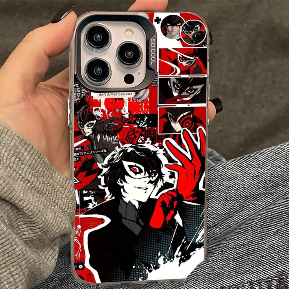 

Game P-Persona 5 Cool Cover For iPhone 17Air 16 15 14 13 12 11 Pro Max X XS XR Plus Colorful Silver Phone case iPhone 14 Plus