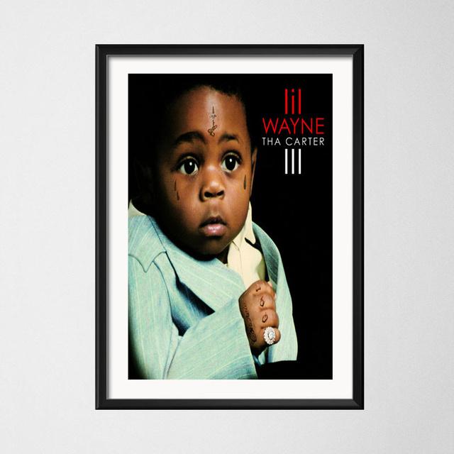 Lil Wayne Hot Album Tha Carter Musik Hip Hop Rap Rapper Star Art Leinwand Malerei Vintage Poster Dekorative Wohnkultur