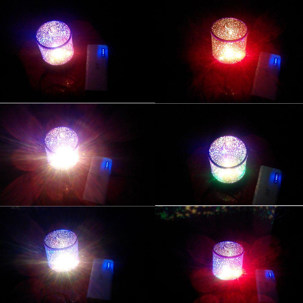 Starry sky Rotating Valentine's Day Table Lamps Indoor Lighting Projector Lamp Star Projector Night Lights LED Galaxy Light