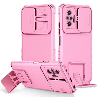 For Xiaomi Redmi Note 10 10S Case Armor Kickstand Slide Camera Protect Phone Case For Redmi Note 10 Pro Max Note10 S Back Cover