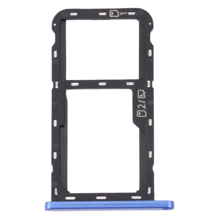 Für ZTE Blade A52 SIM-Kartenfach + SIM-Kartenfach/Micro-SD-Kartenfach