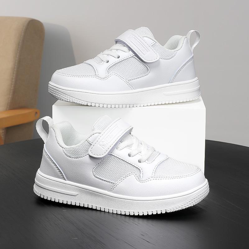 

2024 Новые дышащие легкие сетчатые белые кроссовки для мальчиков и девочек - Детские спортивные кроссовки 38