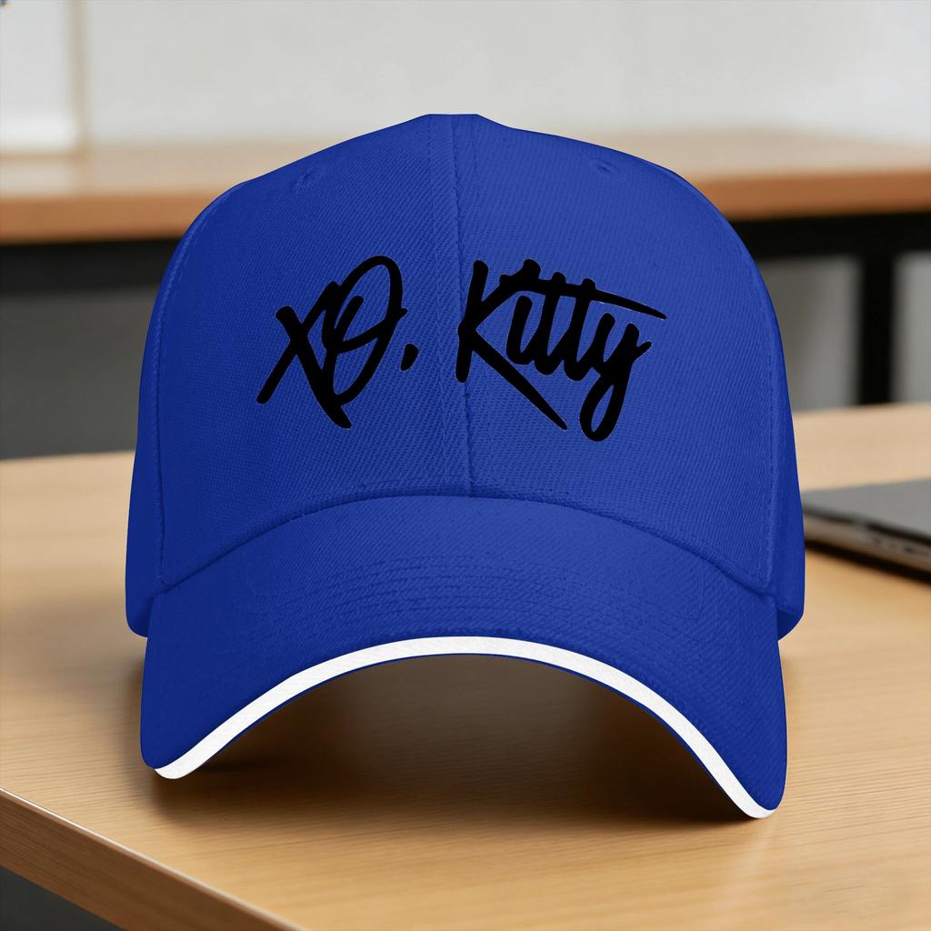 Czapka z daszkiem z logo XO Kitty yk Urocza czapka trucker Wiosna Damska Unisex Bieganie Hippie Czapki z daszkiem