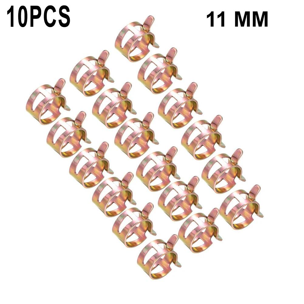 10Pcs 5-16mm For Choose Fuel Spring Clip Vacuum Silicon Hose Clamp Autos Spring Clip Fuel Oil Water Tube Clamp