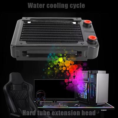 120mm Water Cooling Radiator Widely Used G1/4 Thread Aluminum Heat Exchanger Radiator PC Cooler Heatsink