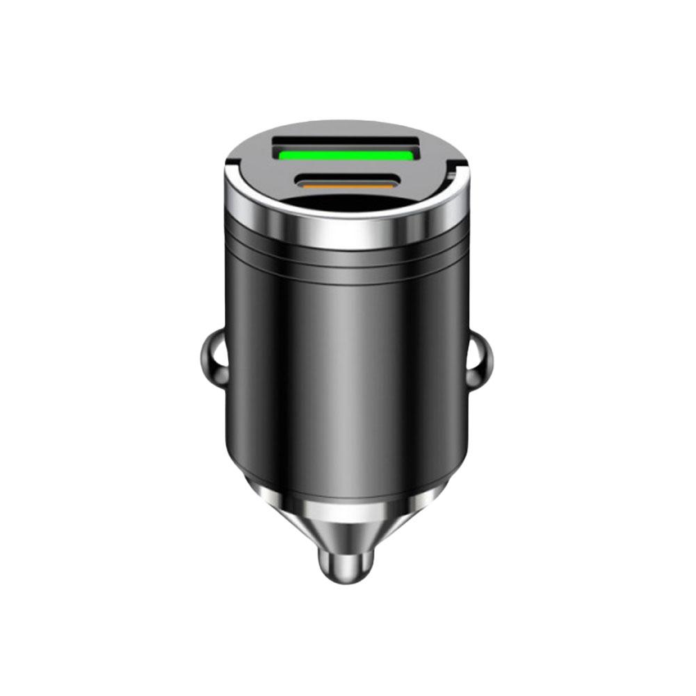100W QC3.0 PD Mini Car Charger 12-24V Lighter Fast Charging Car USB Type C Charger for Xiaomi Samsung Huawei iPhone Power