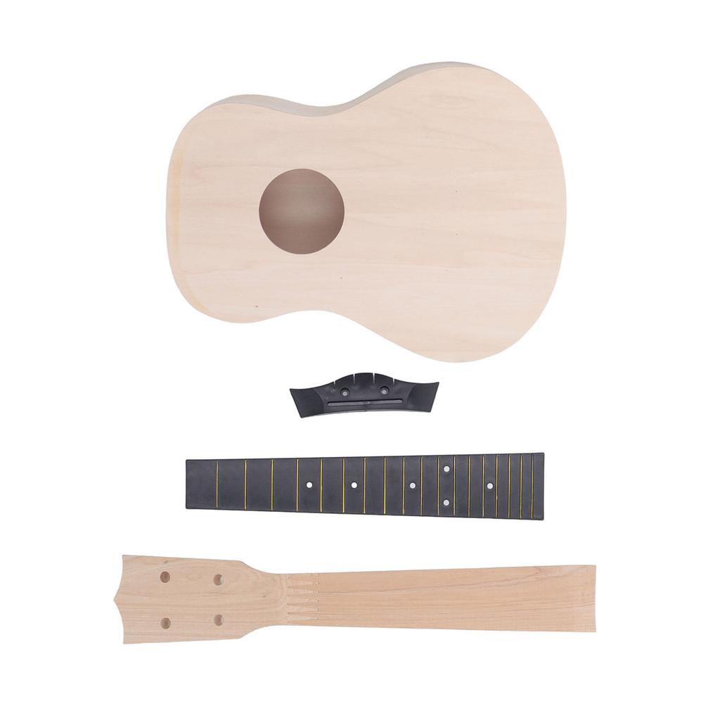 DIY Ukulele-Bausatz 23 Zoll Handbemalter Pappelholz-Hals Konzertukulele für Kinder