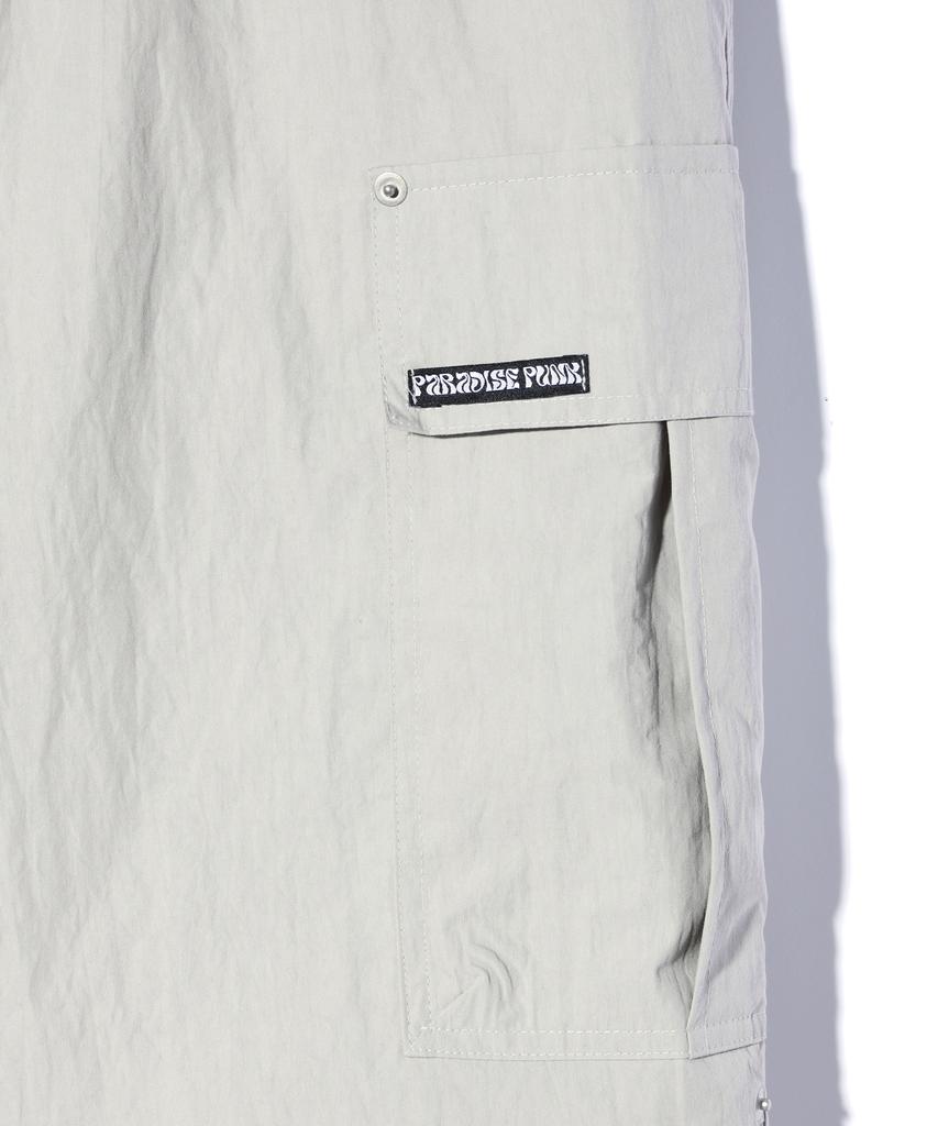 Nagwonpeongkeu Pigment Washed Parachute Pants [Silver Gray]