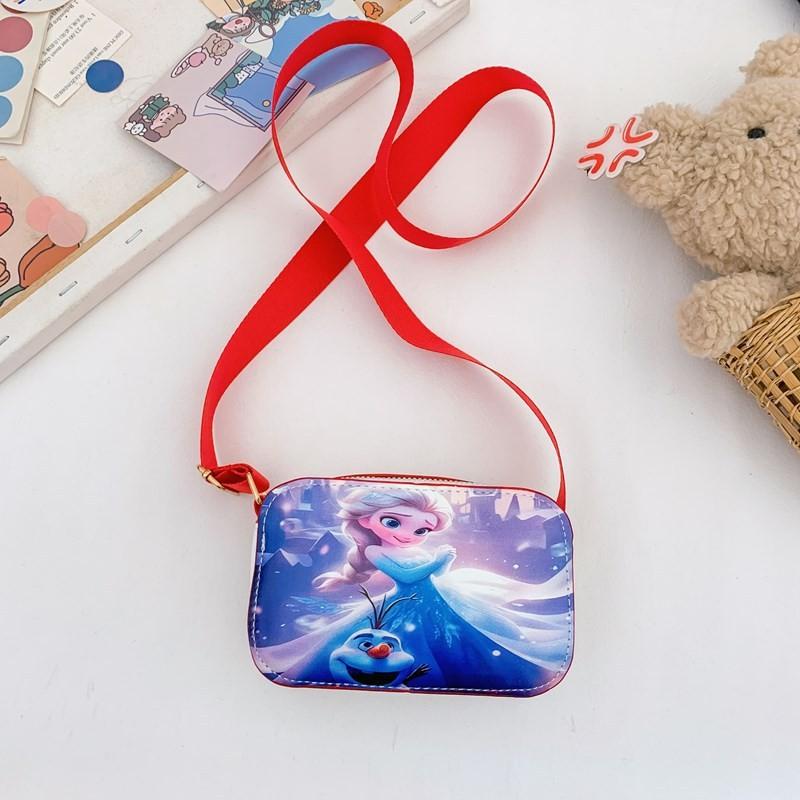 Pattern Cartoon Princess Fashionable Kids Small Crossbody Bag Daily Gifts Use