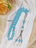 New 10-cent 33-bead solid-color Muslim prayer bracelet, Kaaba pendant, Islamic Tasbih prayer beads