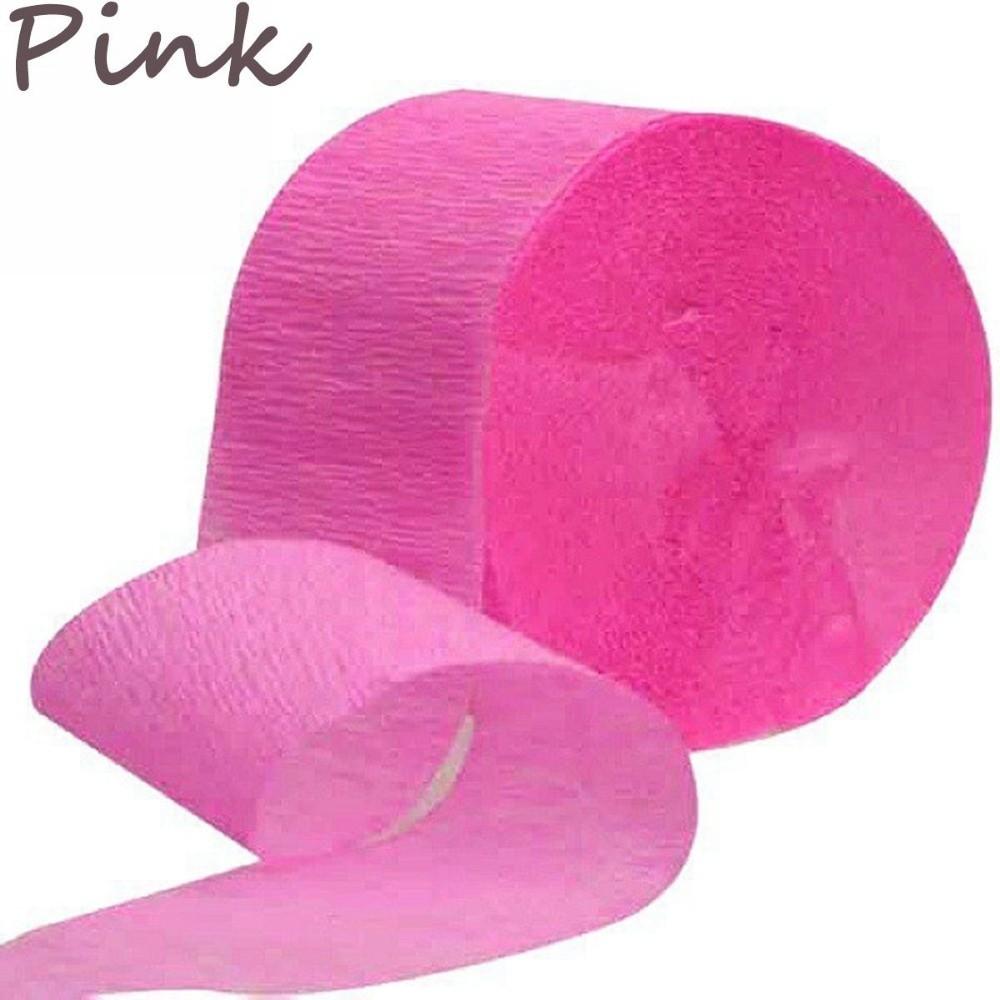 Handmade Children Birthday Party Decoration Crinkled Papers Crepe Paper Streamer Roll Craft