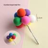 Multicolor Macaron Balloons Cake Toppers - Polymer Clay Foam for Kids' Birthday Decorations