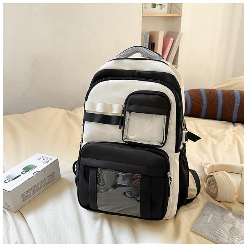 The new schoolbag is high-value, fresh and sweet, and a lightweight and large-capacity backpack for junior high school students.