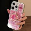 Gilt Mobile Phone Case Apple 16promax Red Plaid Cherry Iphone15 Electroplating 14 Suitable for Various Models