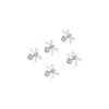 1 PCS Organza Bow Zircon Nail Art Accessories Lace Bow Love Nail Decorations  Nail Salon