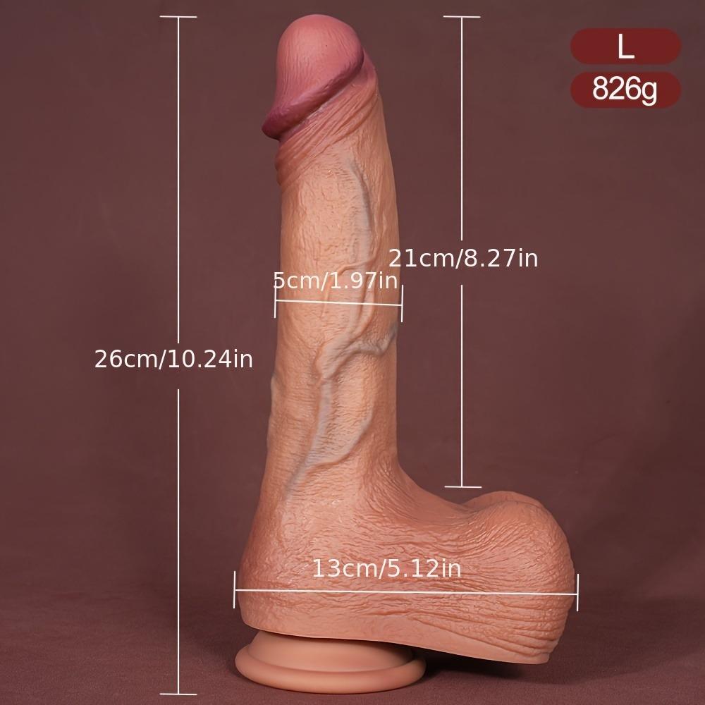 Silikonové dildo pro muže, masturbátor, realistická sexuální hračka pro dospělé, anální špunt, vibrační bod G, 12 palců – zvýší vaše potěšení a sebevědomí