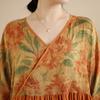 DIMANAF New 2026 Women Plus Size Summer Beach Lady Long Dress Loose Oversize Maxi Floral Print Fashion Holiday