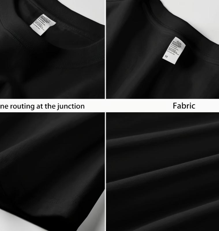 Heavy Pure Trendy Brand Printed ShortSleeved TShirt UnisexS Summer New Casual LargeSize Loose Versatile Tops