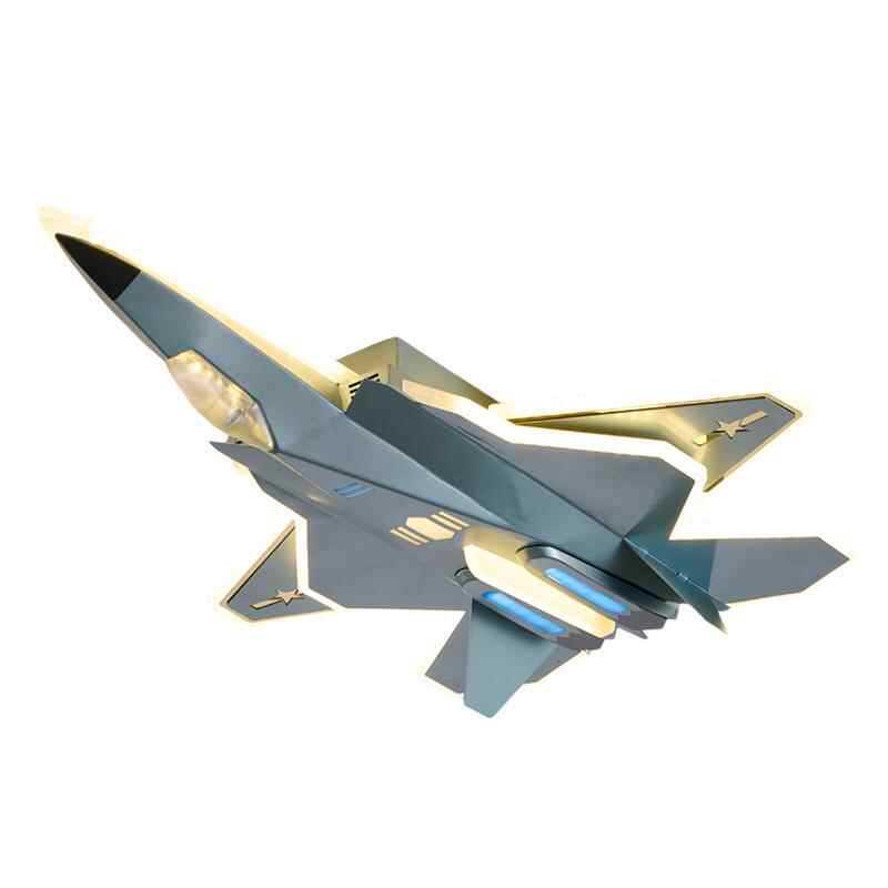 Children's J-35 Fighter Model Ceiling Light - Eye-Protection, Creative Airplane Design for Boys' Bedrooms