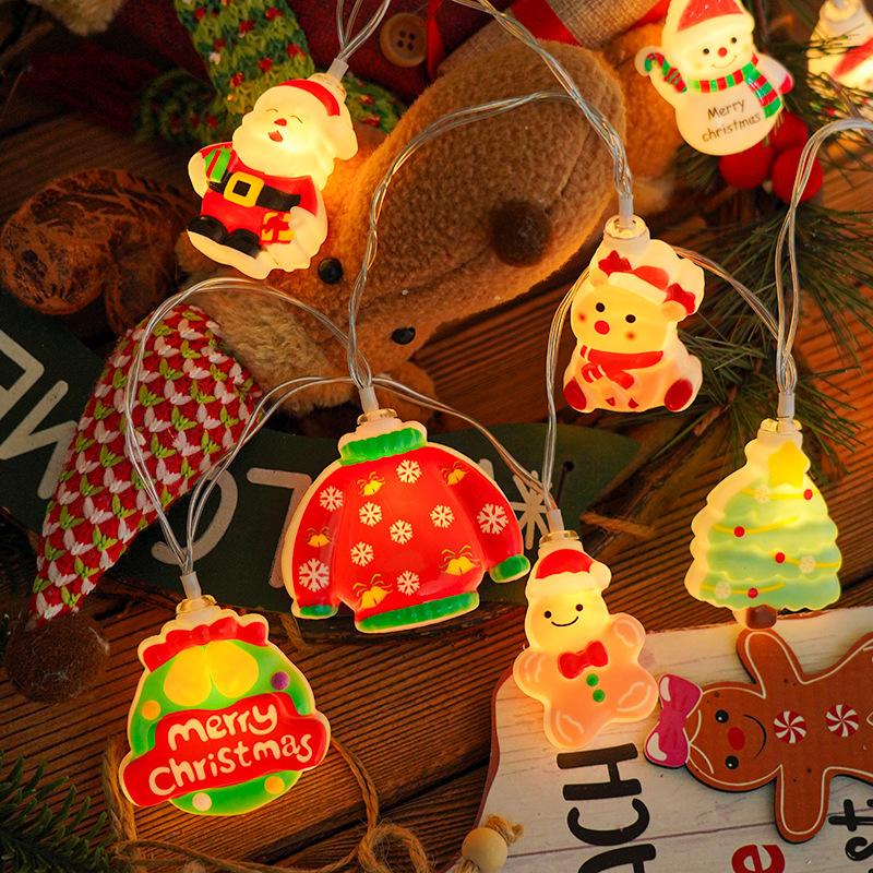 Cute Christmas LED String Lights – Suitable for Christmas Trees, Home Decor, and Parties.