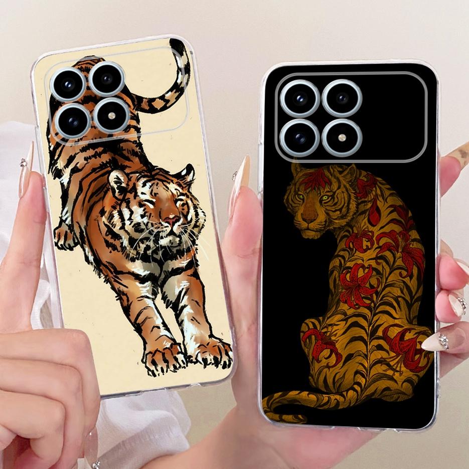 For Xiaomi Poco F8 Pro Case Cute Lion Fashion Painted Cover Soft Slim Phone Case For Xiaomi Poco F8 Ultra F8Pro F8Ultra 5G Shell