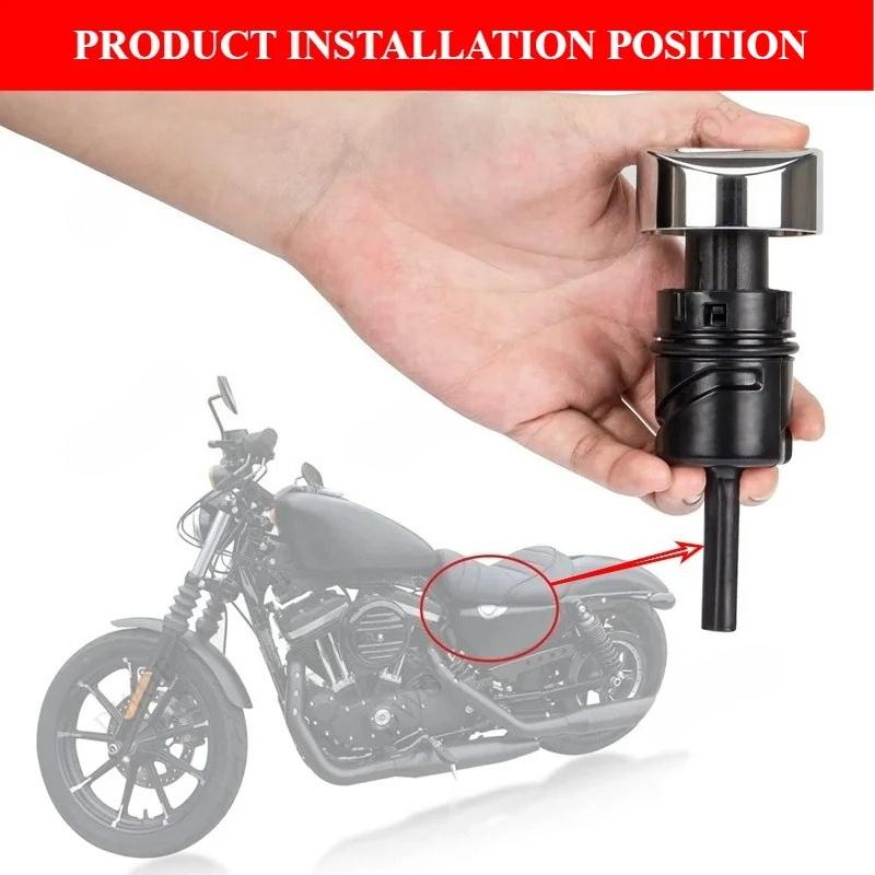 Motorrad Zubehör Ölmessstab Einfüllstopfen Temperatur Tankdeckel Für Harley Sportster Iron XL 883 XL1200 X48 XL883 2004-