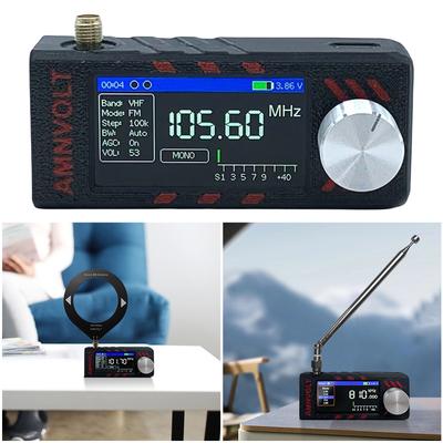 Upgraded Version AMNVOLT ATS MINI V3 SI4732 Full Band DSP Radio, Pocket Receiver FM AM MW SW SSB, with Headphone Amplifier
