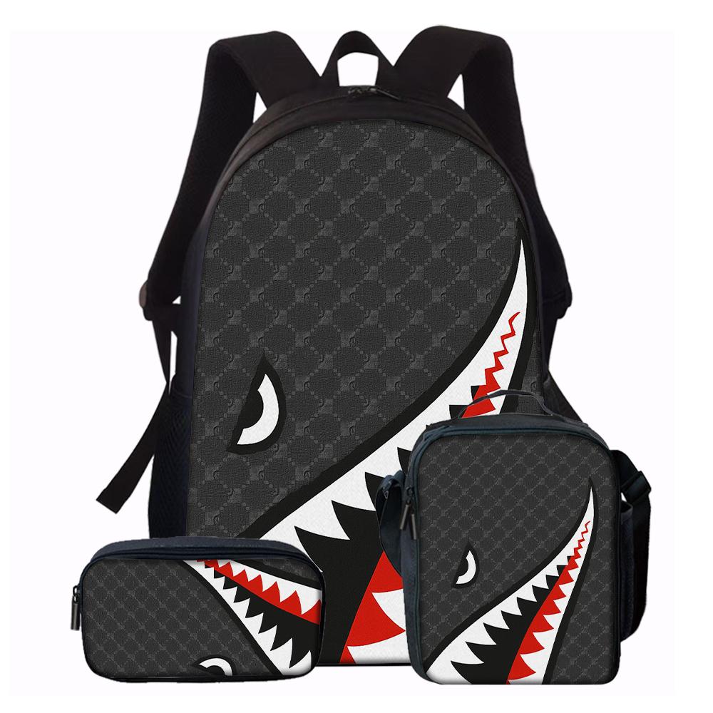 1/2/3/4/5PCS Robot Graphic Knapsack Set | Ideal for School & Daily Journey Great for Daily Activities Suitable for All Ages