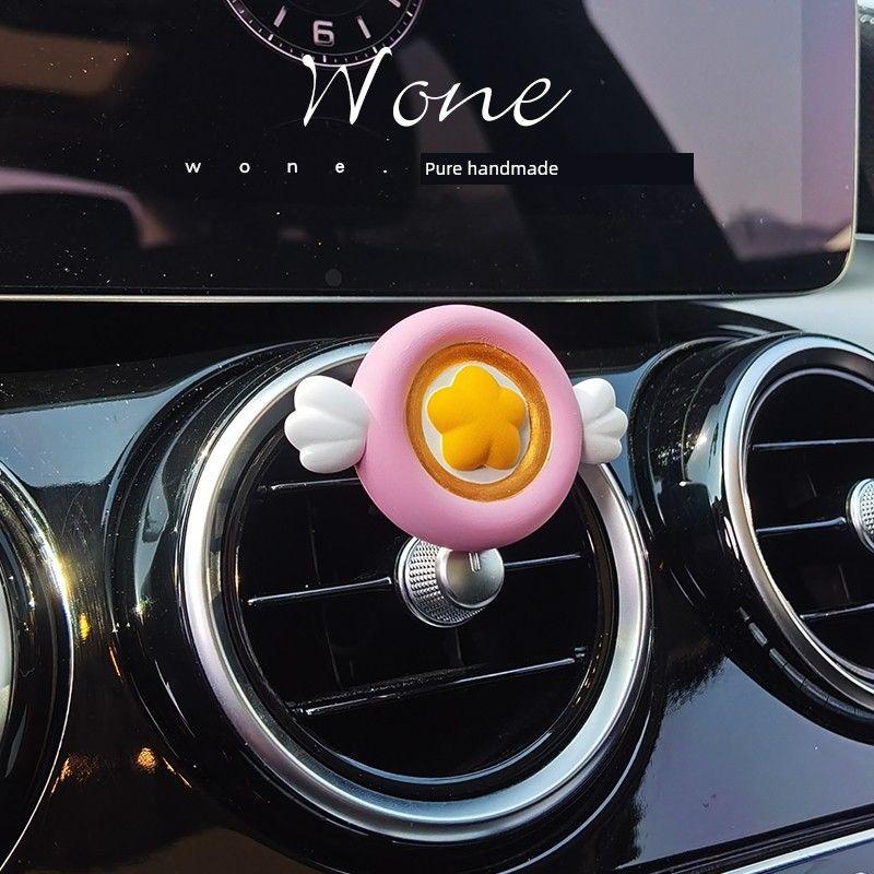 

Air Conditioning Air Outlet Aromatherapy Magic Card Young Adult Sakura Q Version Transformation Magic Wand Fragrant Stone Perfume Decoration Female Sakura Star Transformation Device