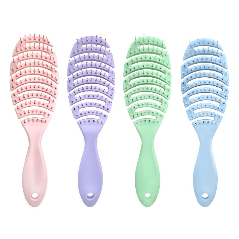 Meier Comb, hair smoothing comb, head massage, large curved comb, cut out arc 1pcs
