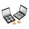 4 Grids Empty Magnetic Cosmetics Palette Holder Box Professional Lip Gloss Case With Mirror Powder Blusher Box For Eyeshadow