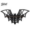 Wall Mounted Organizer Halloween Bat Corner Shelf Decorative Wooden Mount Display Dark Academia Decor Spiderweb Design Gothic Floating Rack for Home,
