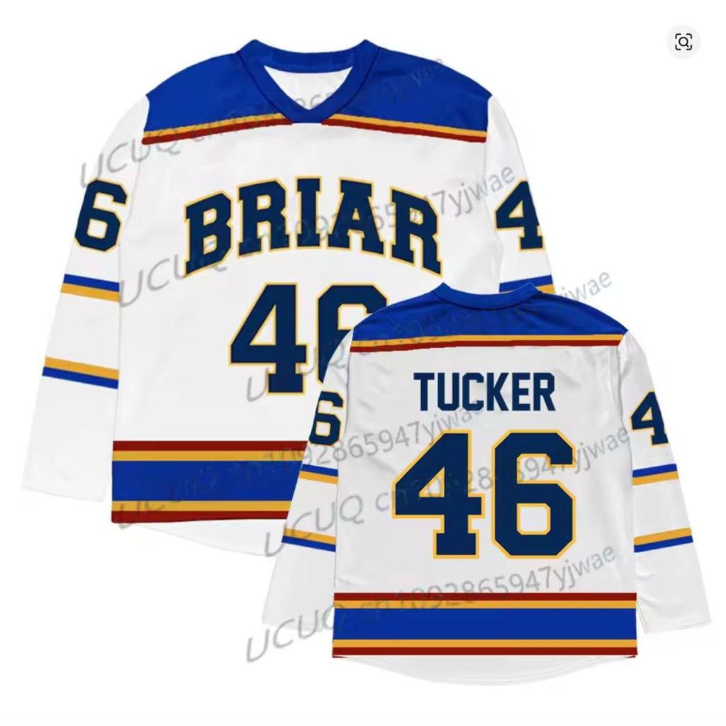 Buiten campus Briar University Hockey Jersey sneldrogend Ademend lange mouwen Jersey