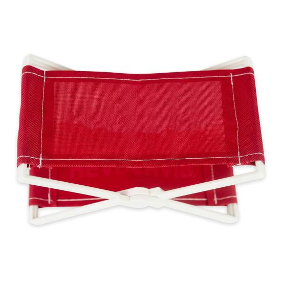 Sdraietta da Spiaggia Vintage Poggiatesta Esterno Pieghevole Cuscino da Spiaggia Portatile Leggero Compatto Telaio a X Poggiatesta Pieghevole