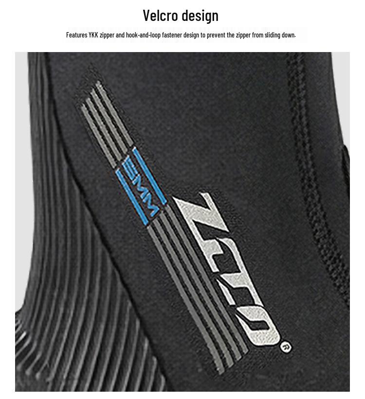 ZCCO 5mm Thickened Non-slip High-top Diving Boots for Snorkeling, Beach, and Fishing