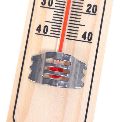 Wood Wall Hang Thermometer Indoor Outdoor Garden Breeding Temperature Controller