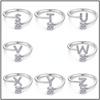 Lindon Klassischer Zirkon-Ring aus 925er-Sterlingsilber, Damenschmuck, Hochzeitsversprechen, Party-Geschenk