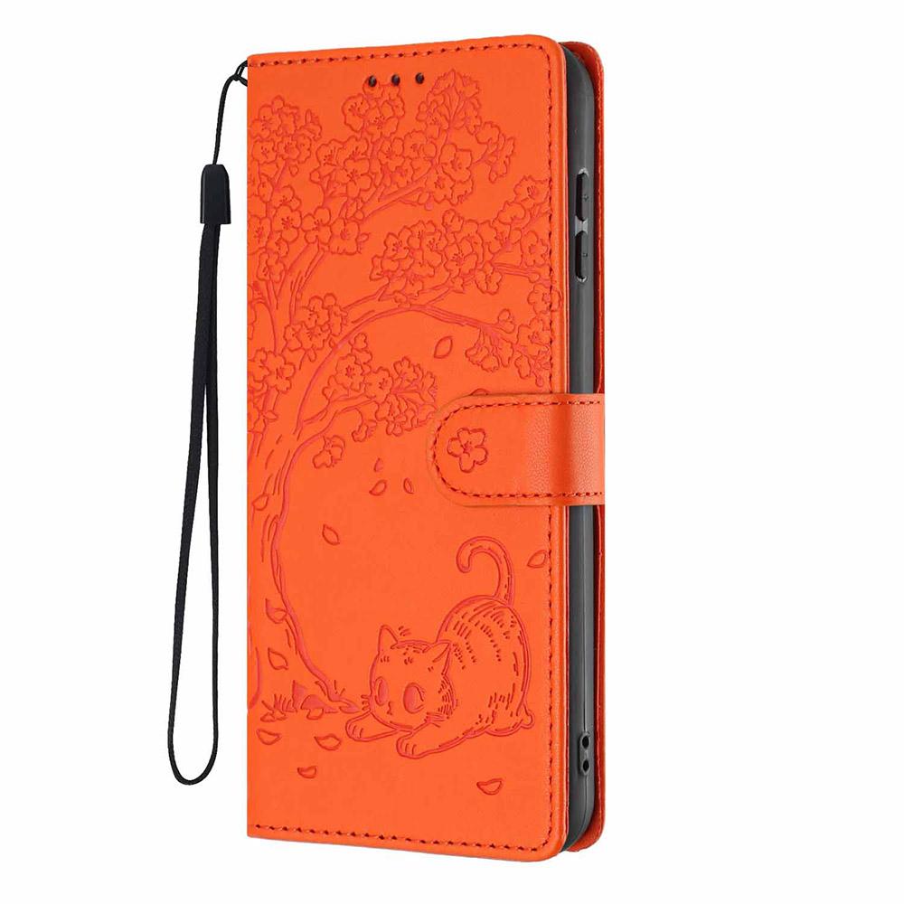 Luxury 3D Embossed Leather Wallet Case For Samsung Galaxy A04S A04 A04E A02S A03 Note 20 Ultra 10 S9 S8 Plus S7 Edge Phone Cover