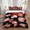 3Pcs Kpop Stars Fashion Bedding Sets For All Sizes New 3D Printed Bed Cover Comforter Duvet Cover Pillowcase Bedroom Decoration